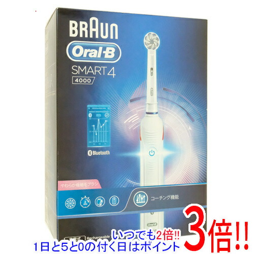 楽天市場】ブラウン オーラルB 電動歯ブラシ スマート 4000 D6015253P