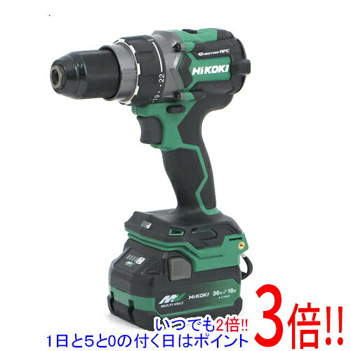 【新品訳あり】 HiKOKI コードレスドライバドリル 18V DS18DC (2XPZ) ケースいたみ|エクセラー3号館 店