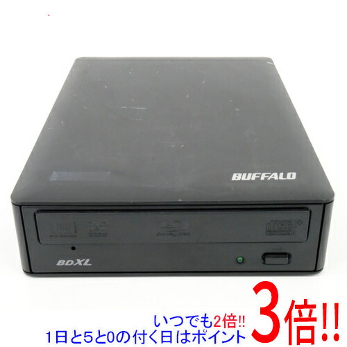 【中古】BUFFALO 4K映像生まれ変わり相応う 外後ばらいブルーレイドライブ BRXL-16U3V