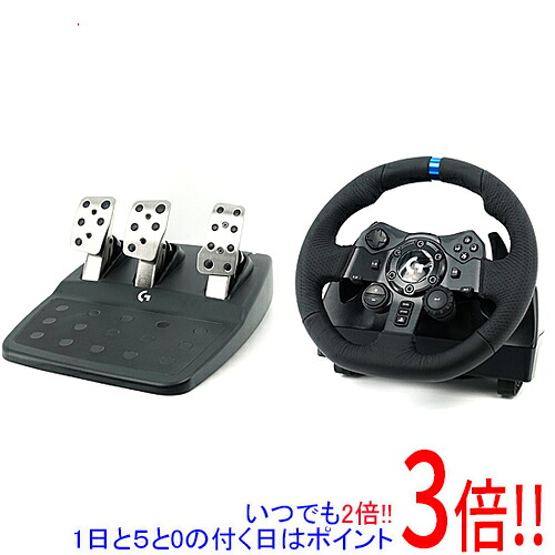 【中古】Logicool Racing Wheel ＆ Pedal G923 ブラック 本体いたみ 元箱あり｜エクセラー3号館　店