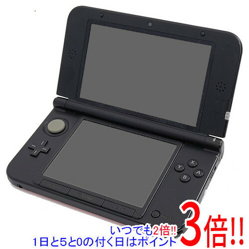 【いつでも２倍！1日と5.0のつく日、18日は3倍！】【中古】ニンテンドー3DS LL レッドXブラック SPR-S-RKAA 本体のみ