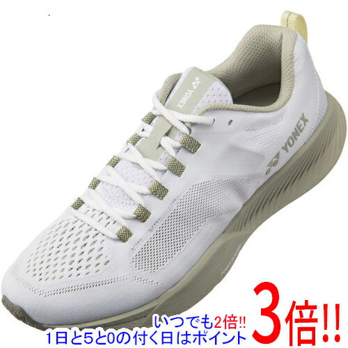 【いつでも２倍！1日と5.0のつく日、18日は3倍！】YONEX(ヨネックス) 25.5cm ランニングシューズ セーフラン フィットジョグ メン SHRFJ1M ピスタチオ