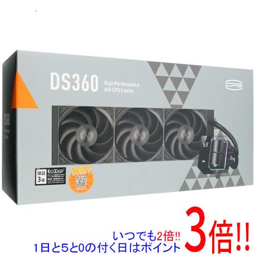 【いつでも２倍！1日と5.0のつく日、18日は3倍！】PCCOOLER オールインワン水冷クーラー CPS DS360-BK BLACK