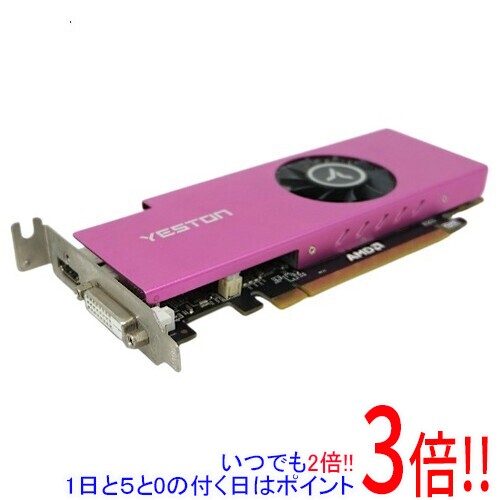 【中古】グラフィックボード Yeston RX550-4G D5 LP PCIExp 4GB｜エクセラー3号館　店 9,204円