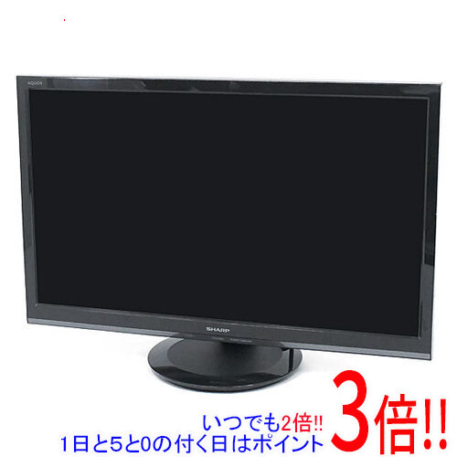 【中古】SHARP 24V型 液晶テレビ AQUOS 2T-C24AD-B ブラック リモコンなし|エクセラー3号館 店