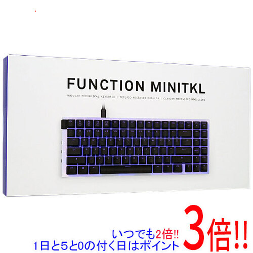 【いつでも２倍！1日と5.0のつく日、18日は3倍！】NZXT ゲーミングキーボード Function Minitkl KB-175US-WR ホワイト