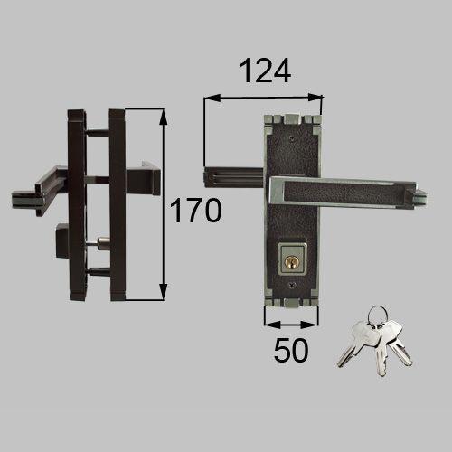 ■送料無料 C8AAB0134 新日軽 門扉 ・フェンス用部品 把手(とって) G型 掛け側 （両開き用） 商品コード : NETES00006 品番 ： C8AAB0134