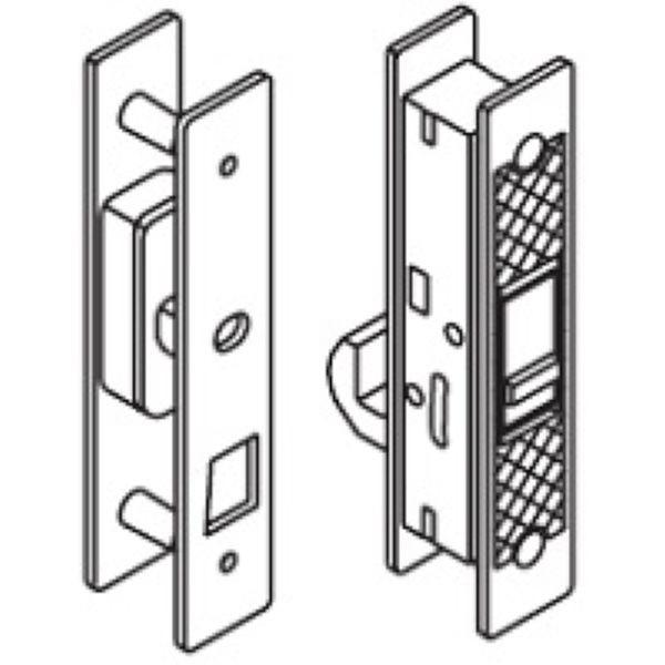 送料無料 YKK エクステリア サンルーム テラス囲い 風除室 錠 召合せ内外締り錠 CHHH246342N：ステン 4,748円
