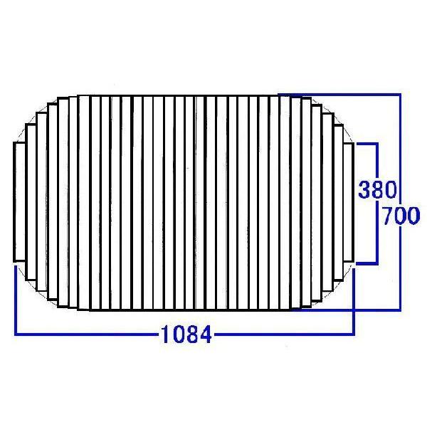 送料無料 お風呂のふた TOTO 風呂ふた シャッター式 巻きふた 外寸：1084×700mm EKK708W3 (品番変更 EKK708W4 )
