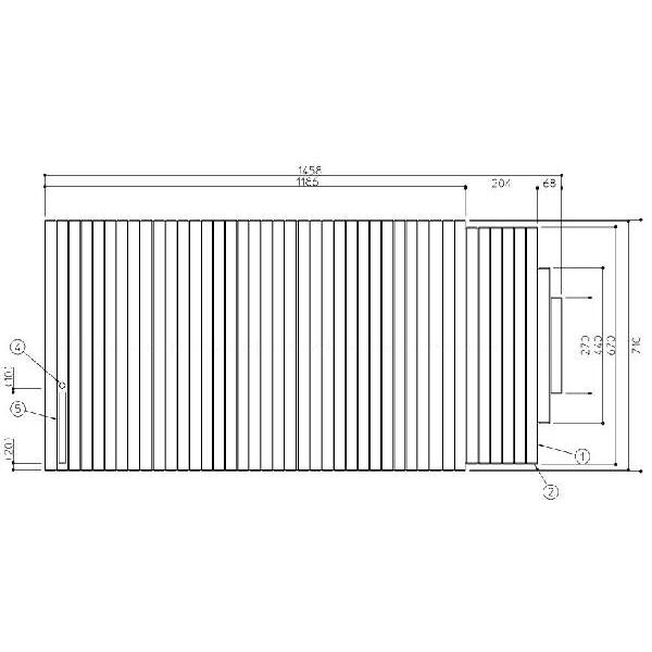 お風呂のふた TOTO 風呂ふた シャッター式 巻きふた 外寸：1458×710mm EKK81017W4 EKK81017W1 ( 代替品AFEKK81017W4 ) トト