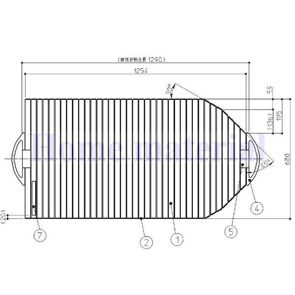 お風呂のふた TOTO 風呂ふた シャッター式 巻きふた EKK84016W2 EKK84016W3 EKK84016W4（代替品 EKK84014W4 )（JZ-S 1116用）