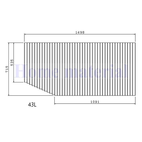 お風呂の上蓋 TOCLAS トクラス  (旧ヤマハ） 風呂上蓋 巻き上蓋 43L （ 品番 ）B10004335 (品番うつり変わり GB10010691 ) ふろ上蓋 マキフタ