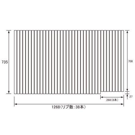 お風呂のふた パナソニック （松下電工 ナショナル） 風呂ふた 巻きふた GKR72MF5S1REC（ GKRX72MF5S1RC GKRX72MF5S1R の後継品）｜Home material