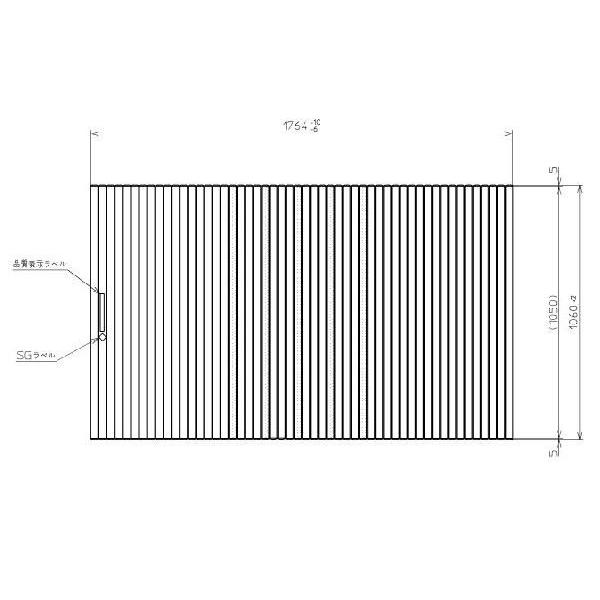 お風呂の上蓋 TOTO 風呂上蓋 スーパーエクセレントバス用 軽さシャッター式 巻き上蓋 外寸：1764×1060粍 PCS1800 #N11 （あと取り品番 PCS1800N#NW1)