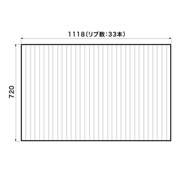 在庫有 送料無料 お風呂のふた パナソニック （松下電工 ナショナル） 風呂ふた 巻きふた RLGA121AEC ( GA121AC GA121A の代替品) 720×1118mm （リブ数 : 33本）