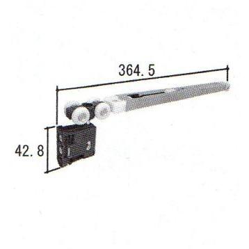 三協立山アルミ 室内建具 補修部品 パーツ 吊り車 部品番号：KG1136 商品コード：799G1985 1セット｜Home material