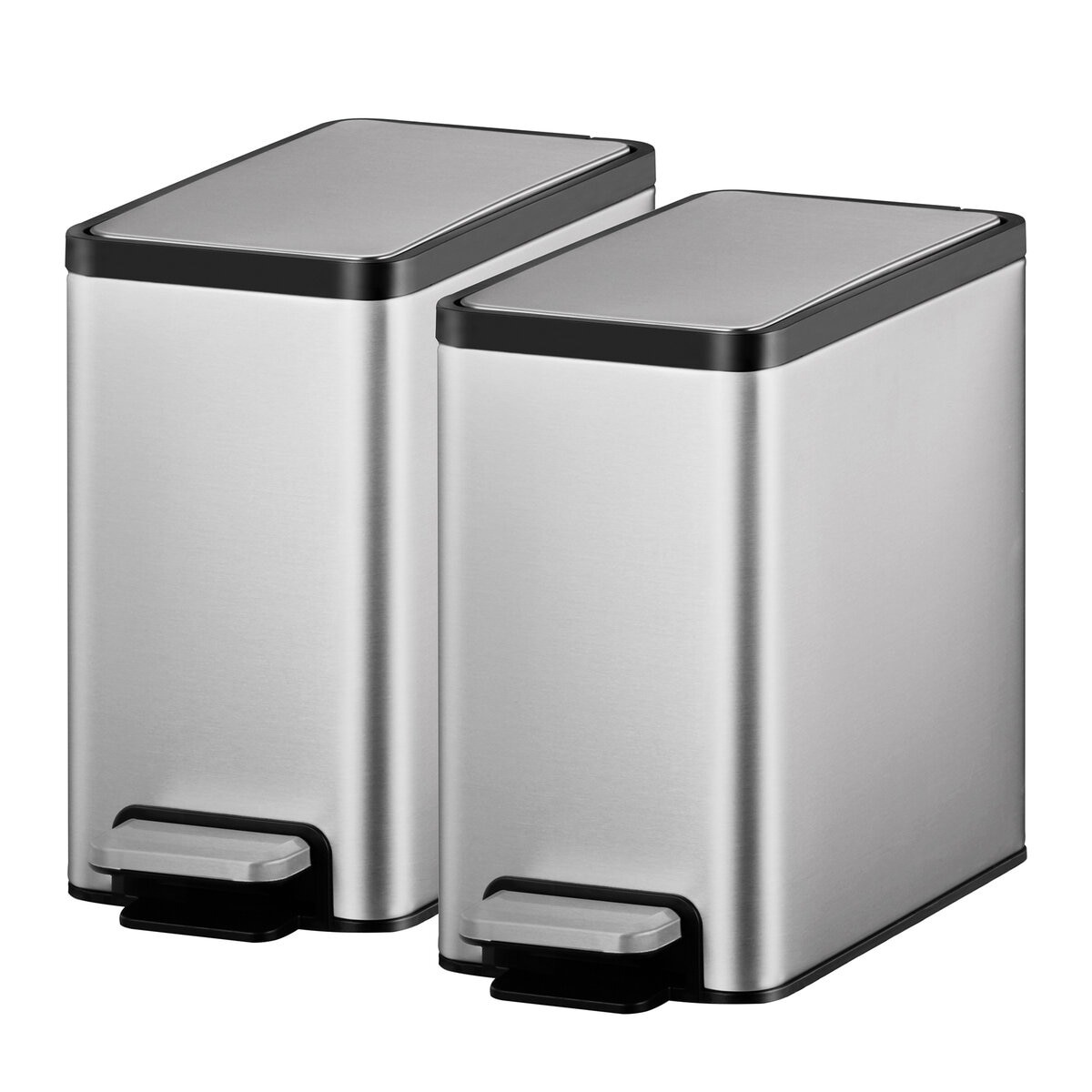 ステンレスゴミ箱 ６Ｌ /２P Amazon｜KInGSUnS ステンレス ゴミ箱 おしゃれ 6l 小さい フタ