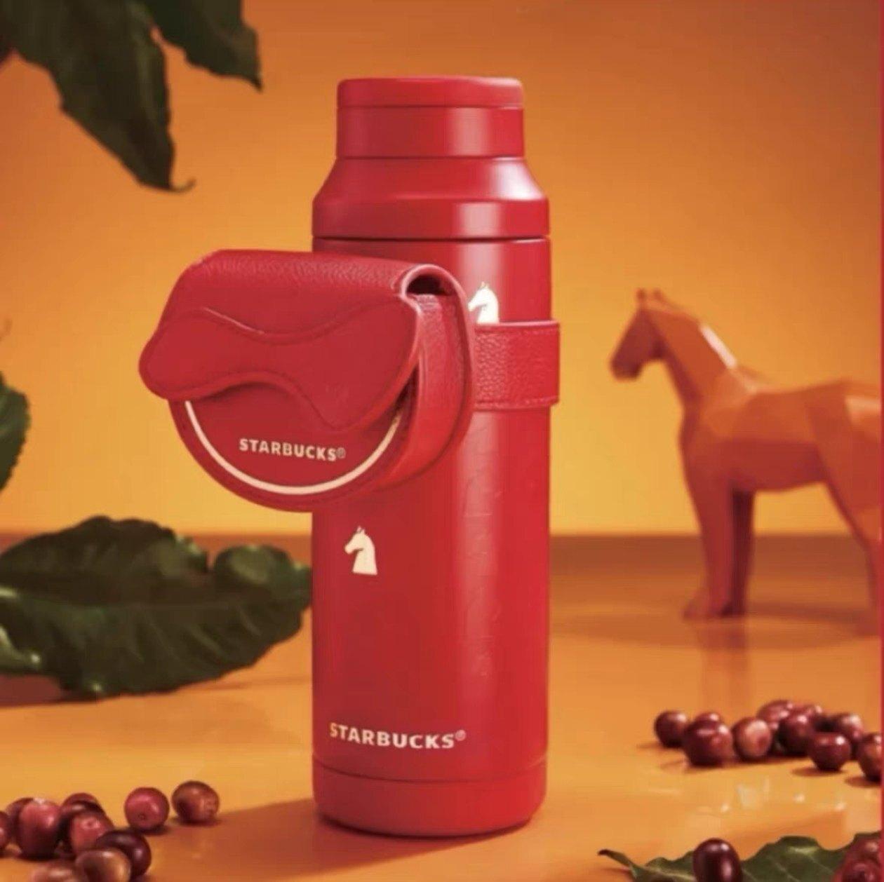 【並行輸入品】Starbucks 2026午年 入れもの ステンレス鋼タンプラー 520ml 外国で押さえる starbucks STARBUCKS はやりっ子バックス スタバ タンプラー