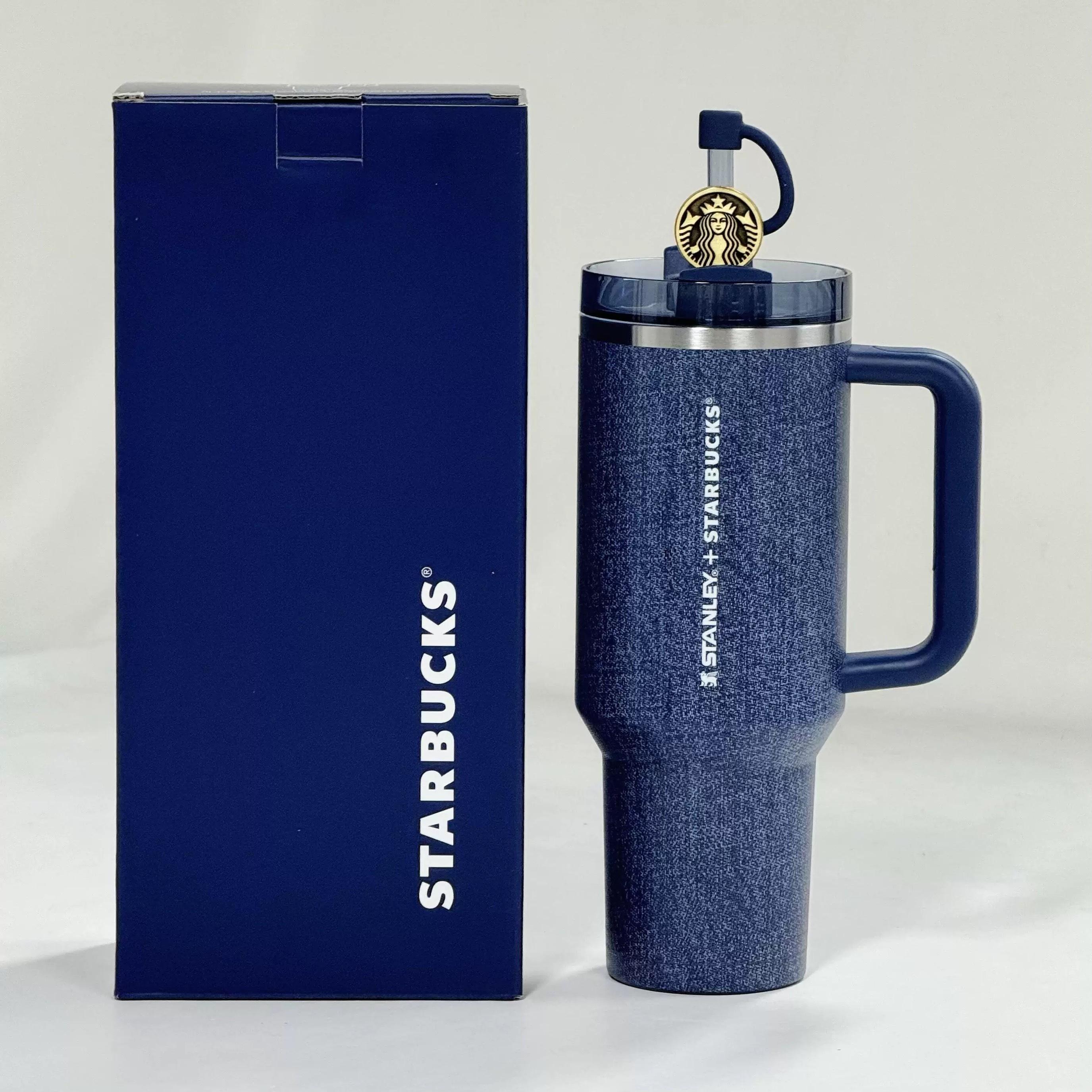 【並行輸入品】Starbucksレトロ ジーンズ ステンレスストローカップ1183ml 外国で押さえる starbucks STARBUCKS はやりっ児バックス スタバ タンプラー