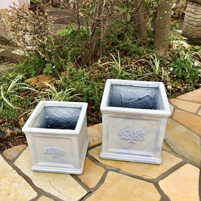 楽天市場】【野川農園】エレガントプランターA(15437)W=41cm