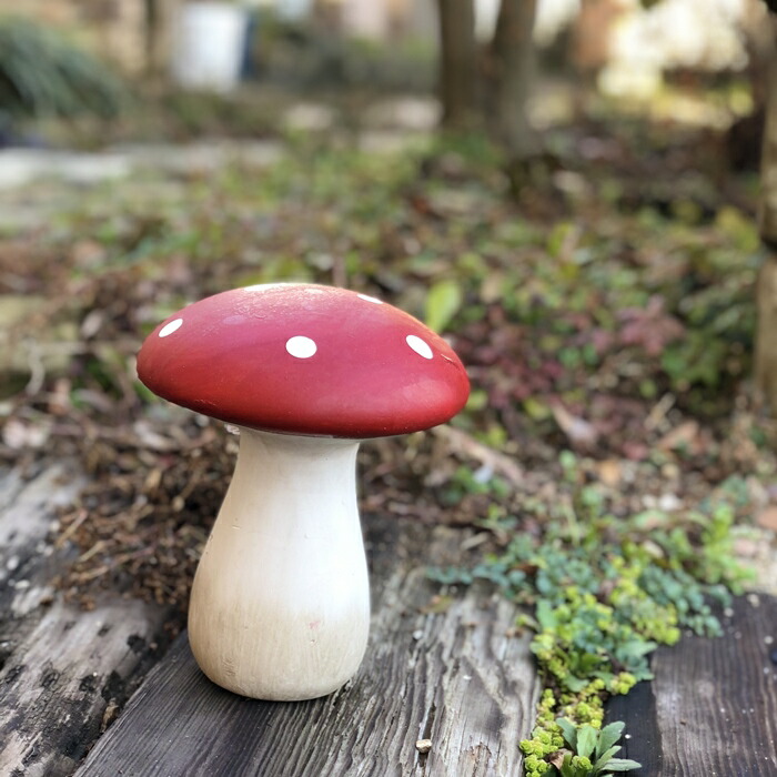 楽天市場】（5個セット販売）陶器カラフルきのこS（H2383