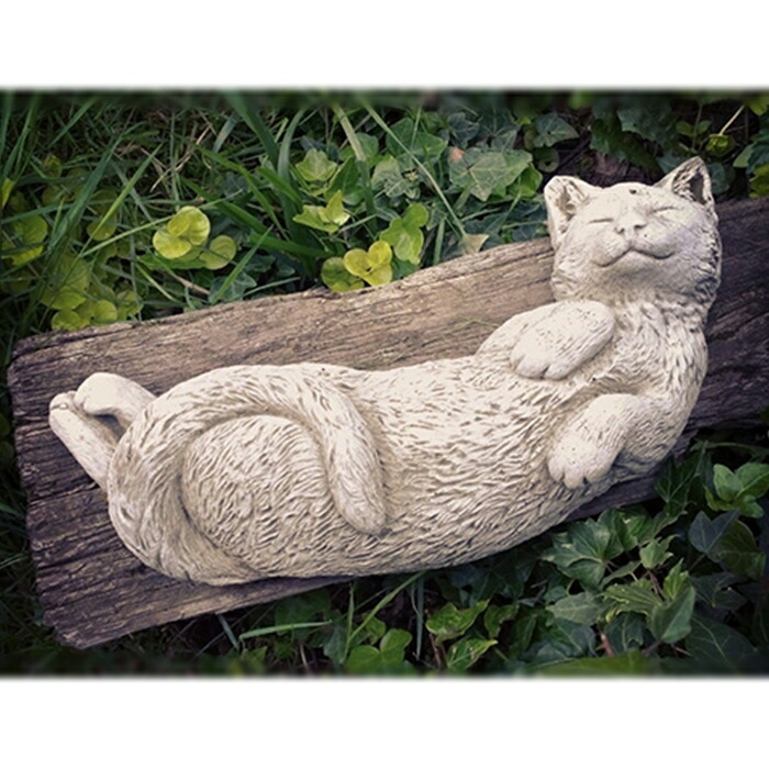 ワンダーデコール CAT IN BAG POT ガーデニング アンティーク 猫 1699599013001_1.jpg