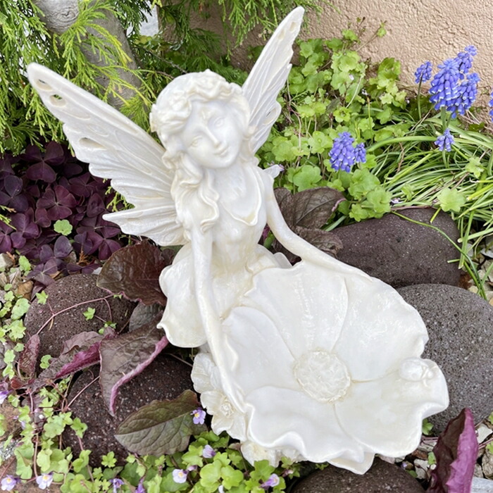 フレアーエンジェル 天使 ガーデンオブジェ インテリア 雑貨 375-108 天使 置物 オーナメント アンティーク エンゼル フレアーエンジェル