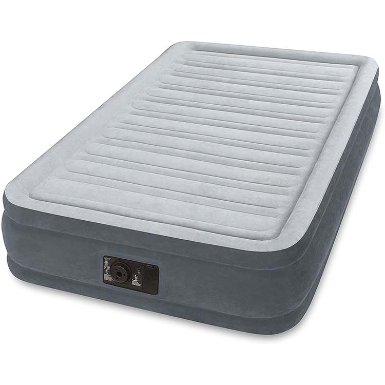 【送料無料】 パール金属 エアーベッド ツインコンフォート シングルサイズ 電動式 191×99×33cm グレー 7,546円