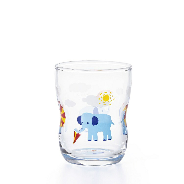 楽天市場 アデリア つよいこグラス S かくれんぼ ぞう グラス コップ ガラス 食育 子供 キッズ かわいい プレゼント おしゃれ 人気 おすすめ 持ちやすい 割れにくい 強化ガラス To L A