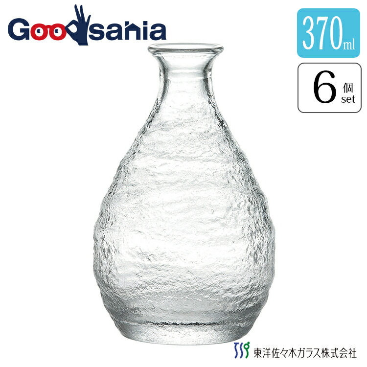 東洋佐々木ガラス 酒器 杯 徳利 日本製 クリア 約370ml 6個入 Wa 168 とっくり ガラス 透明 冷酒器 盃 冷酒 酒 日本酒 焼酎 父の日 おしゃれ シンプル 87 以上節約