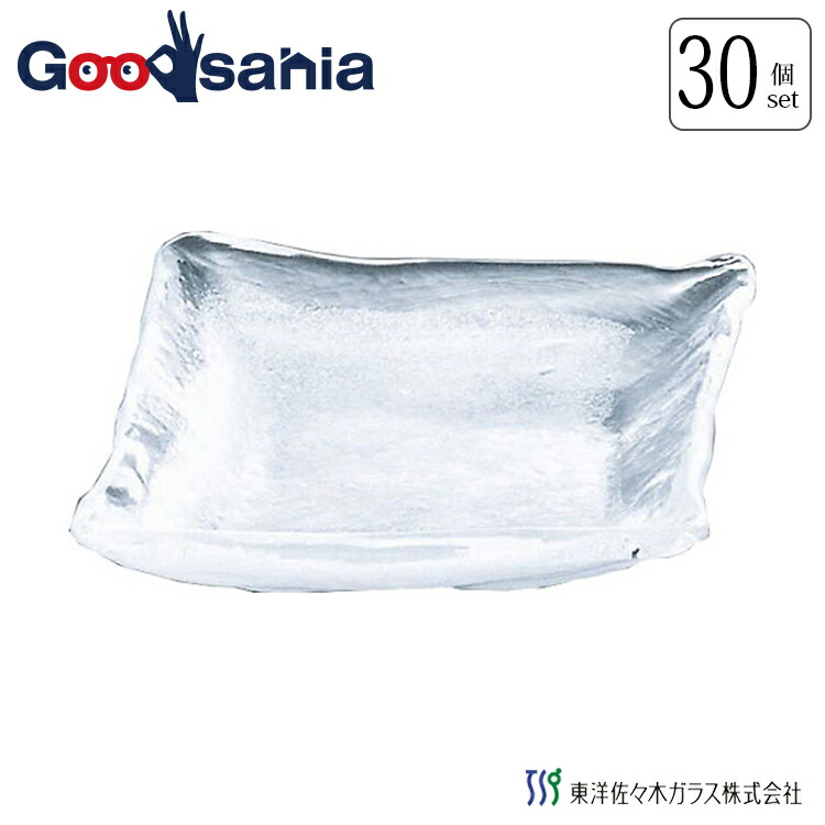 【送料無料】 【ケース販売】 東洋佐々木ガラス 小鉢 和食器 角鉢 日本製 ホワイト 約17&times;17&times;3.5cm 30個入 YA13 業務用 ( 皿 小皿 角 四角 長方形 小さめ 小 ホワイト 透明 ガラス製 )｜Goodsania 2nd store