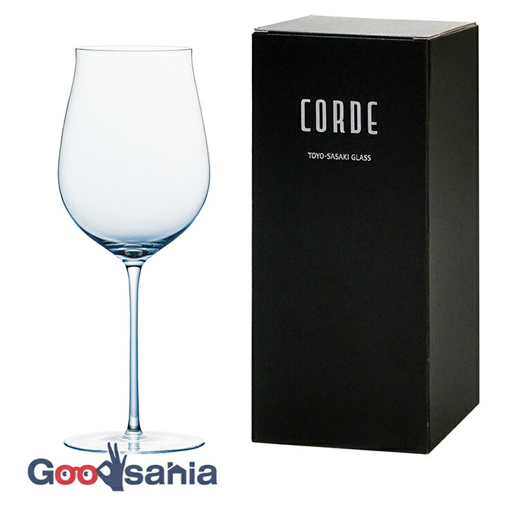 【送料無料】 東洋佐々木ガラス ワイングラス CORDE コルデ ワイン 専用化粧箱入り クリア 435ml DKC-20280 ( 435 ステム 脚 脚付き チューリップ 薄め 透明 )