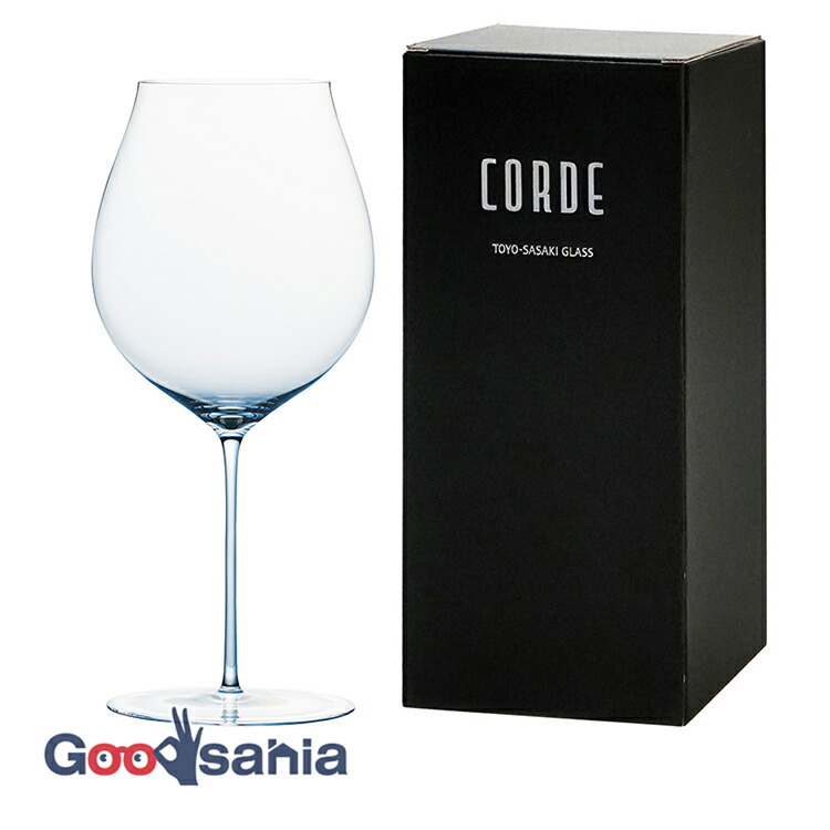 【送料無料】 東洋佐々木ガラス ワイングラス CORDE コルデ ブルゴーニュ 専用化粧箱入り クリア 930ml DKC-20285 ( 930 大きめ ステム チューリップ 薄い 透明 )