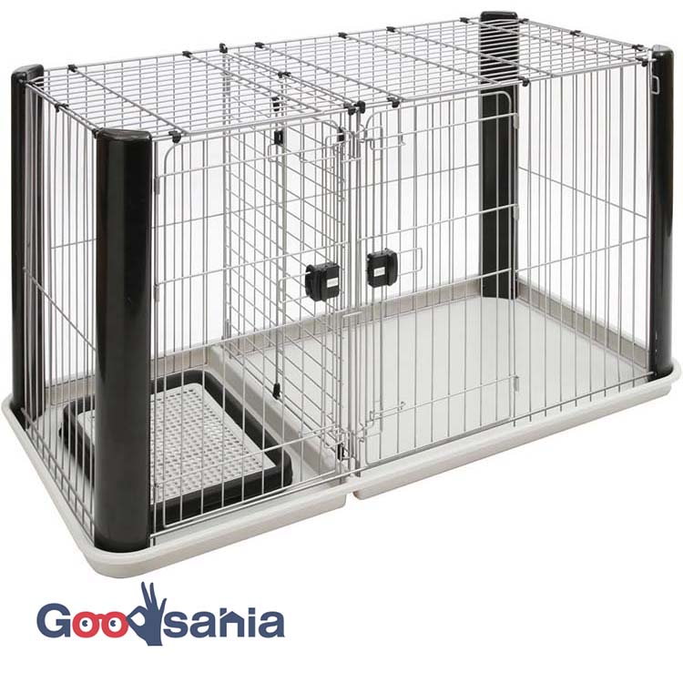 【送料無料】 ペティオ アドメイト ヴィラフォートサークル ( 犬 サークル 犬用サークル レギュラー 屋根付き 小型犬 ケージ 犬用ケージ 屋内サークル トイレスペース別 )