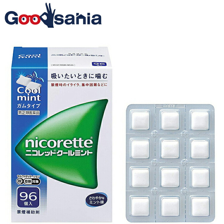 【送料無料】 【第(2)類医薬品】★ニコレットクールミント 96個