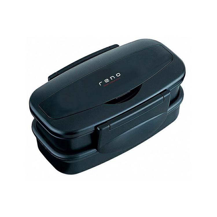 Bellanature様　　　　お得な8箱セット！ 楽天市場】アスベル 弁当箱 レノ 2段 ブラック(箸付)830ml LB-TS830