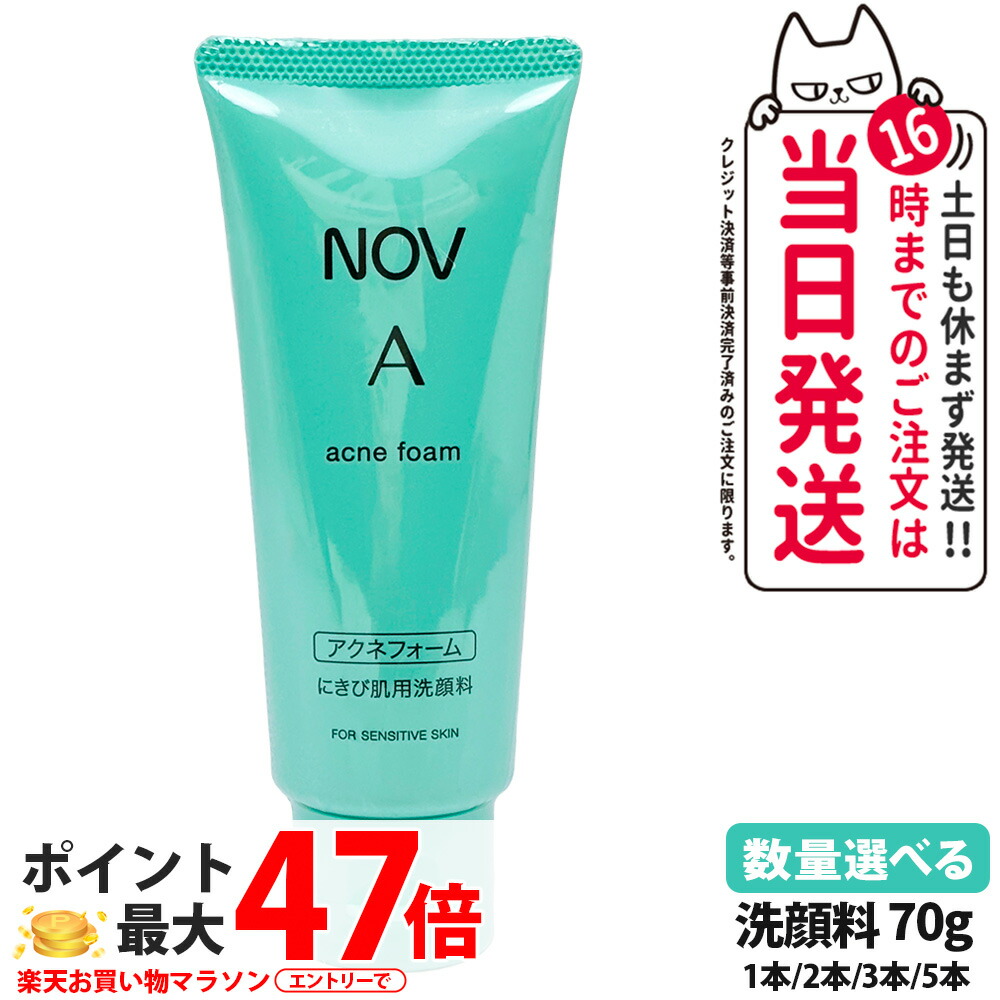 楽天市場】【国内正規品】常盤薬品 NOV ノブ A アクネフォーム 70g