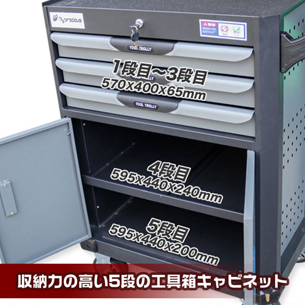 ツールキャビネット ツールボックス 158種工具付き レッド グレー 工具収納 引き出し キャスター付 鍵付 ガレージ 整備 Umu Ac Ug