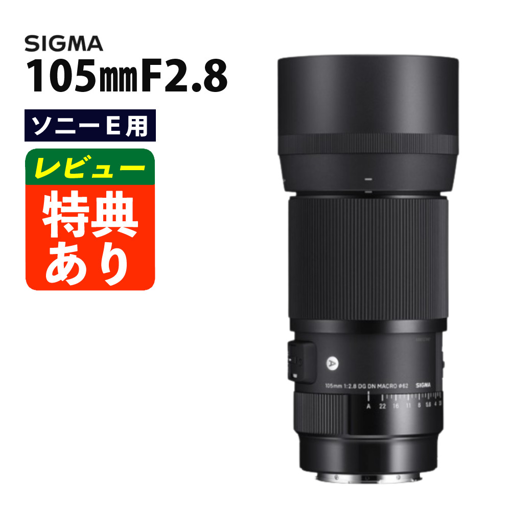 sigma 105mm macro Eマウント用 105mm F2.8 DG DN MACRO | Art / ソニー E マウント用: 交換レンズ