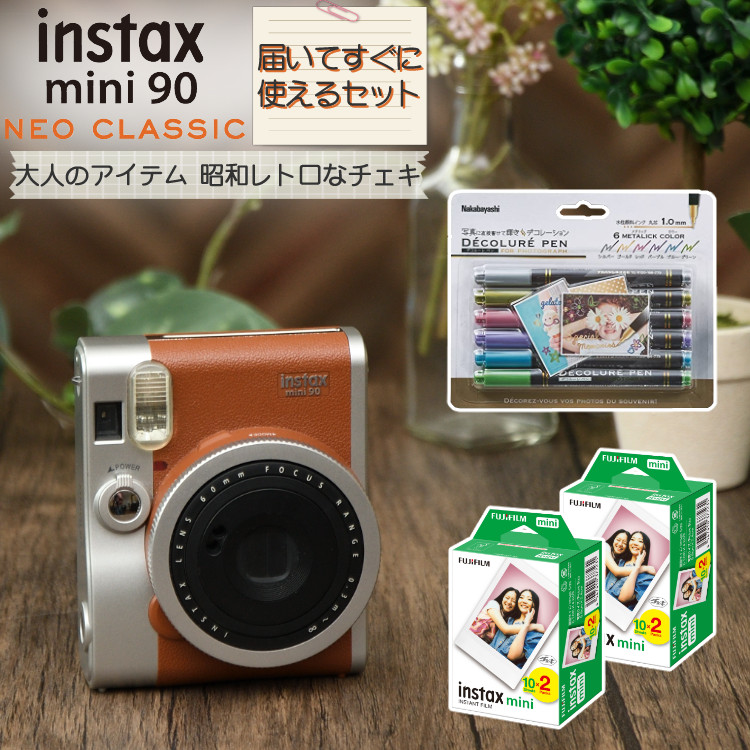 石見銀山 新品instax mini 90 ブラウン FUJIFILM チェキ - crumiller.com