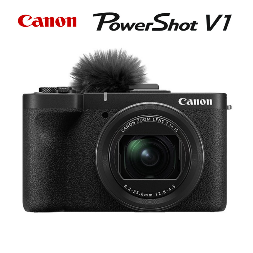 キヤノン PowerShot V1 コンパクトデジタルカメラ ブラック 2230万画素 デジカメ 高画質 高感度 Vlogカメラ コンパクト 本格的 動画 撮影 日常 ｜ホームショッピング