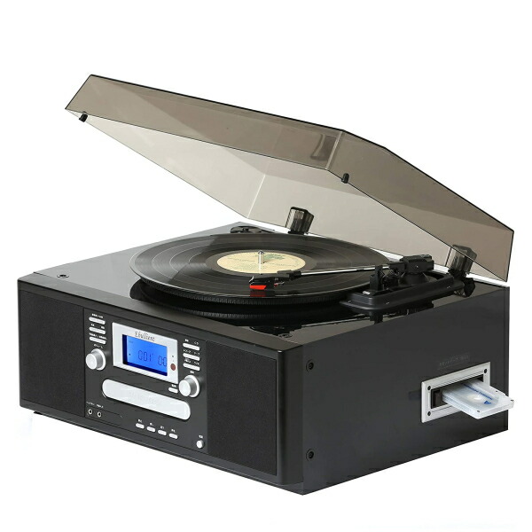 レコード・】 ダブルCD・マルチレコードプレーヤー【レコード 