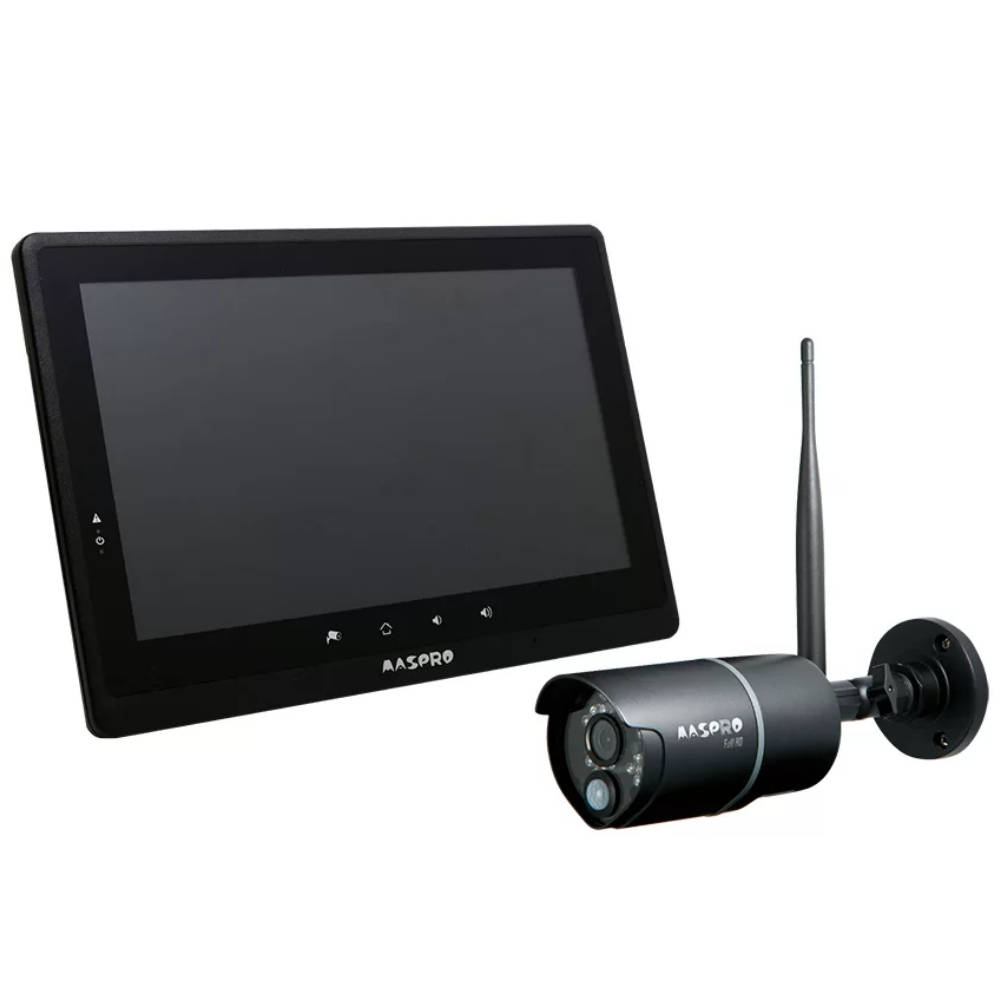 ワイヤレス防犯カメラ WC3A10M マスプロ電工 楽天市場】MASPRO/マスプロ電工 WC3A10M モニター＆カメラセット