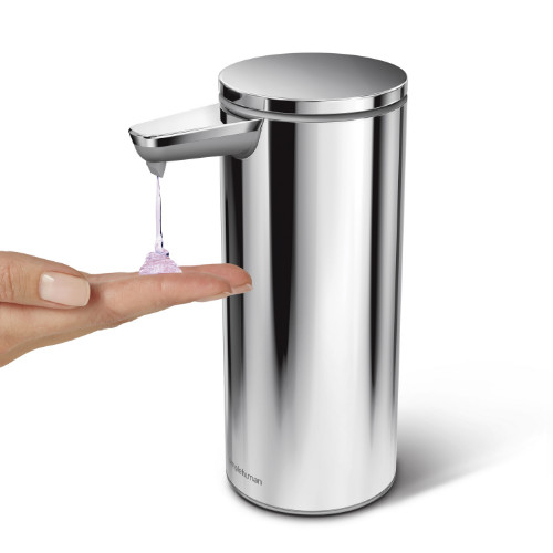 (正規販売店)simplehuman シンプルヒューマン 充電式センサーポンプ シルバー(艶あり) ST1044(代引不可)(メーカー直送)(ラッピング不可)