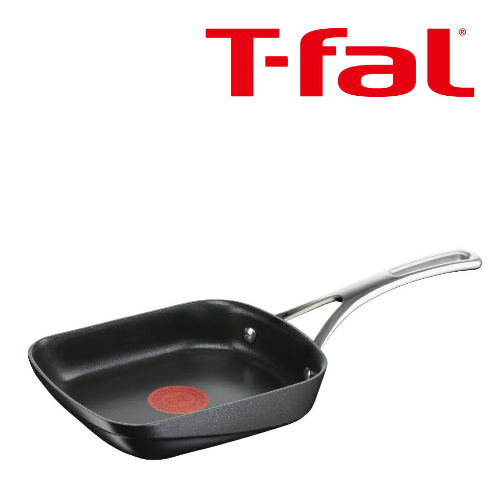 ティファール エクスペリエンス＋ エッグロースター IH ガス火両用 E27218 取っ手 付き フライパン 卵焼き器 玉子焼き 卵焼き T-fal エクスペリエンスプラス ティファールフライパン（ラッピング不可）