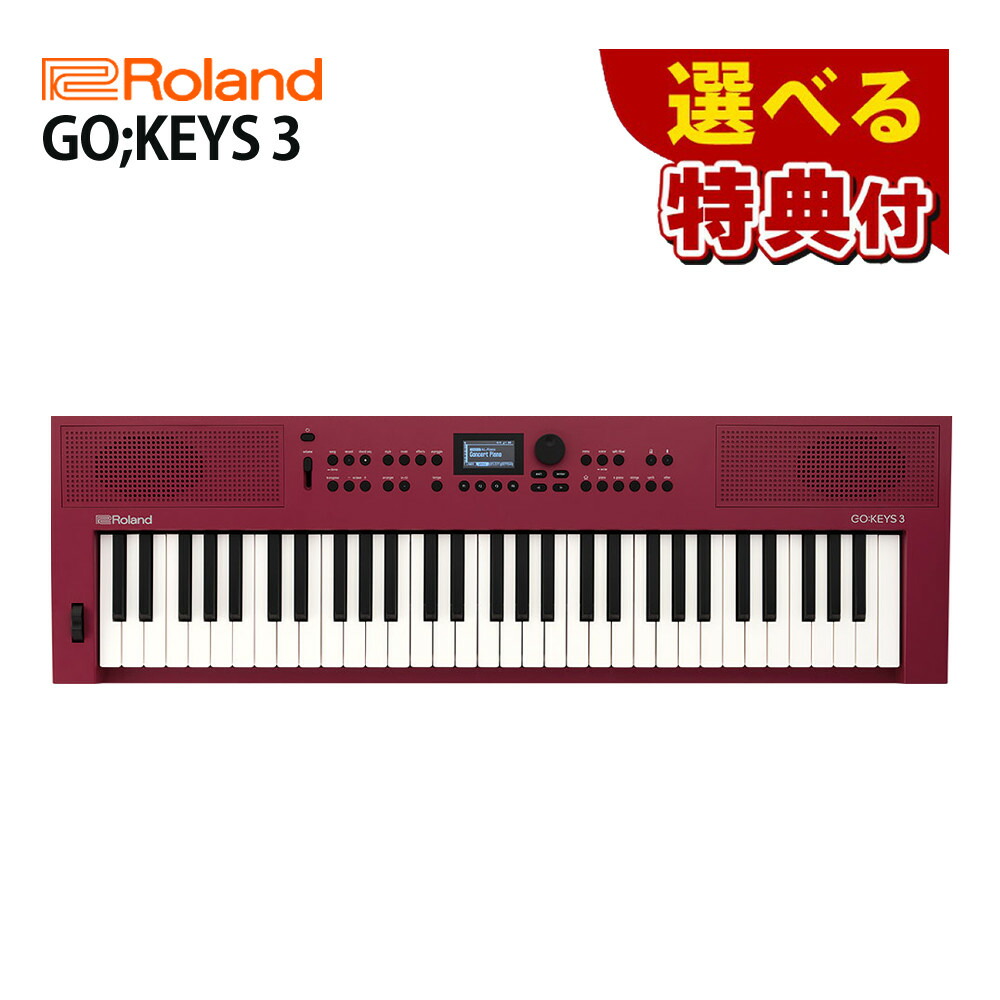楽天市場】Roland GO:KEYS 3 キーボード61鍵盤【送料無料
