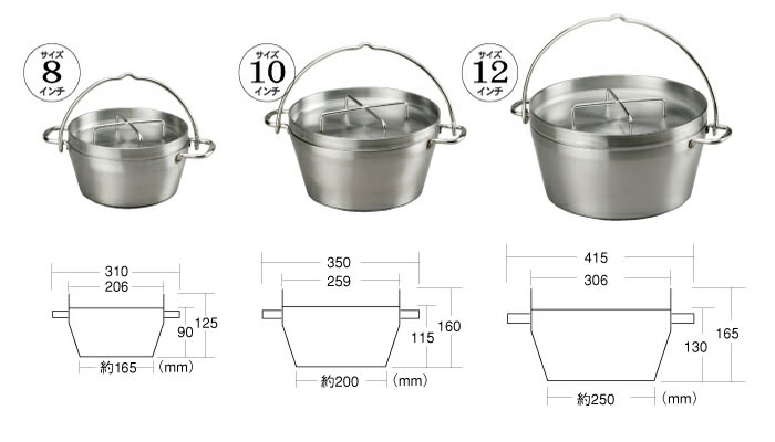 楽天市場 Soto ステンレスダッチオーブン 10インチ St 910 ホームショッピング