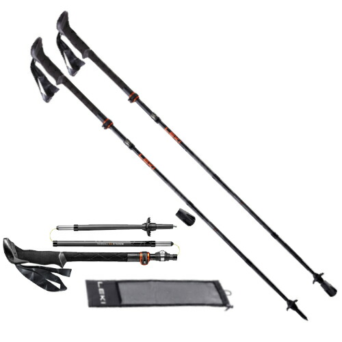 LEKI トレッキングポール アルミ製 グローブ付き LEKI トレッキングポール アルミ製 グローブ付き