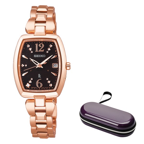 国内最安値 レディース腕時計 ルキア Lukia Ssvw128 腕時計 時計ケースセット 国内正規品 セイコー Seiko レディース ステンレスバンド アナログ 電波ソーラー Www Mekatronik Org Tr