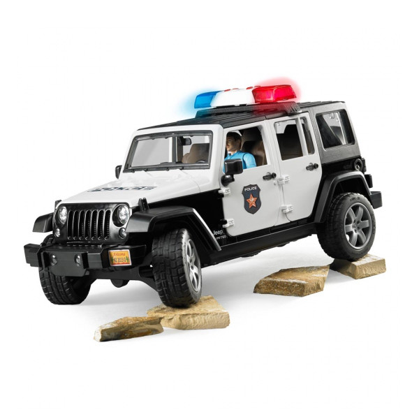 bruder police jeep